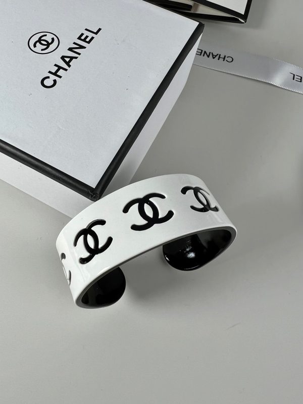 18K CC COCO Cuff Bracelet - Image 5