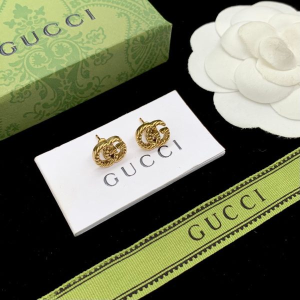 18K Double G Earrings - 图片 4