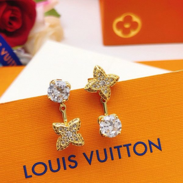 18K Louis Blossom Monogram Earrings - 图片 2