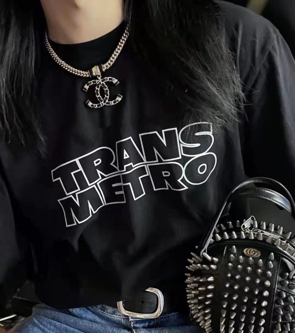 18K CC Leather Chain Necklace - 图片 2