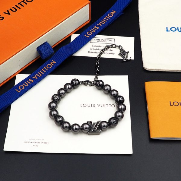 18K Louis Monogram Pearls Bracelet - 图片 9