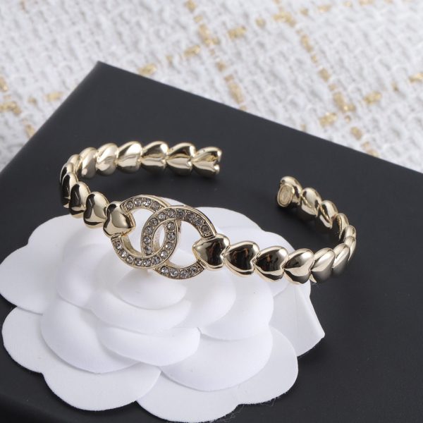 18K CC Diamond Open Bracelet - Image 3