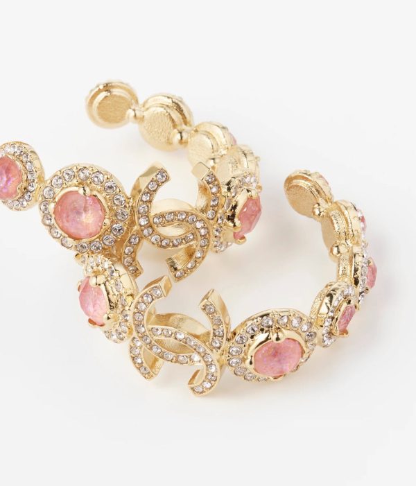 18K CC Flowers Earrings - 图片 3