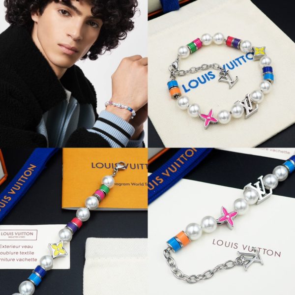 18K Louis MNG Pearls Party Bracelet - 图片 3