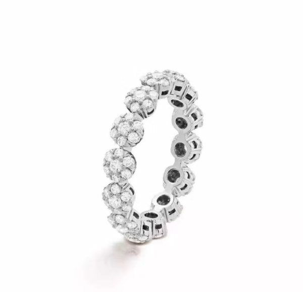 18K Fleurette Wedding Diamond Ring
