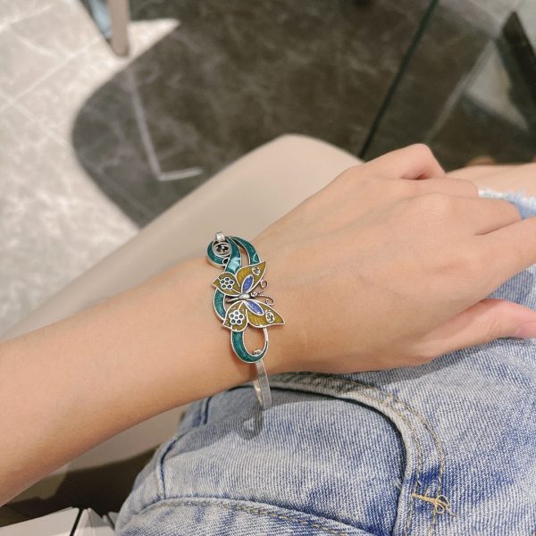 Double G Interlocking G & Butterfly Bracelet - Image 5