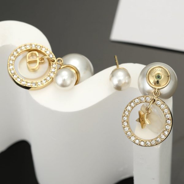 18K CD Tribales Pearl Earrings - 图片 6