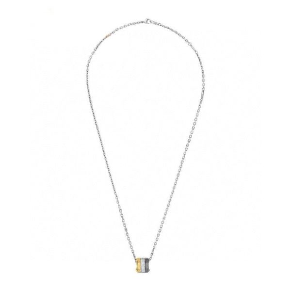18K Louis Bold Tri-Color Necklace