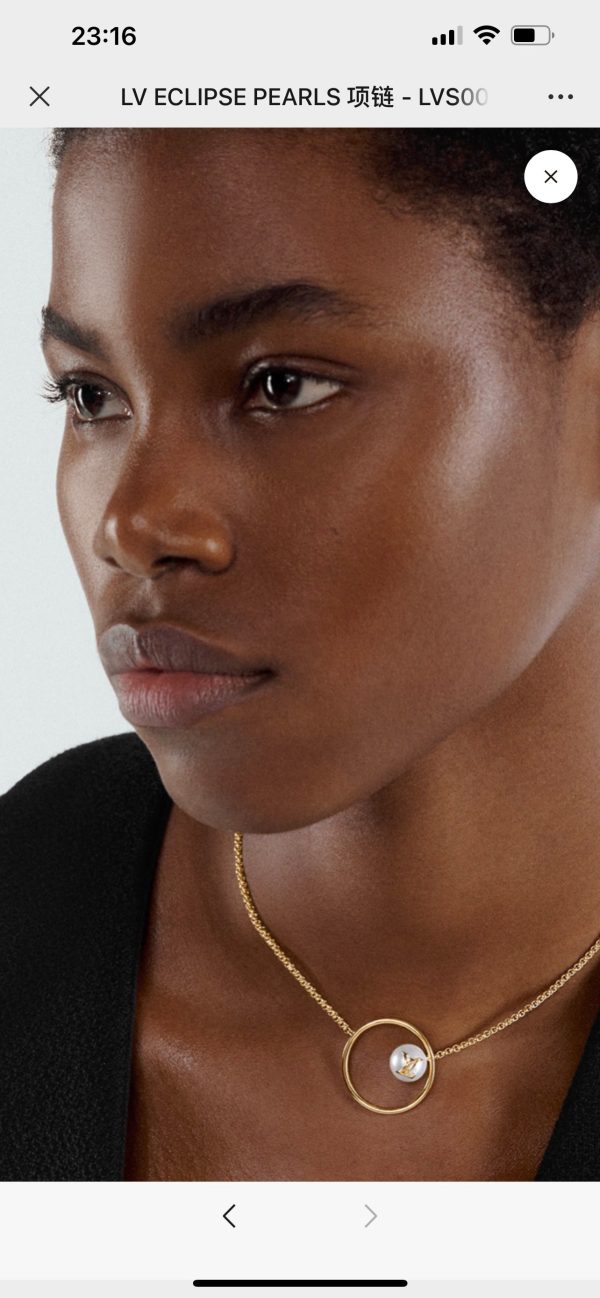 18K Louis Eclipse Pearls Necklace - 图片 14
