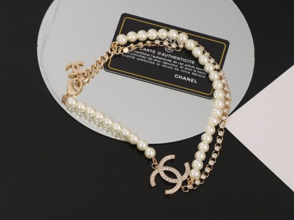 18K CC Pearls Necklace - 图片 4