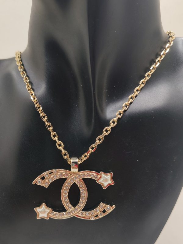 18K CC Star Choker Necklace - 图片 2