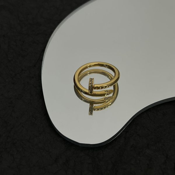 18K Juste Un Clou Diamonds Ring - 图片 5