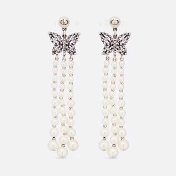 18K CD Papillon De Nuit Earrings