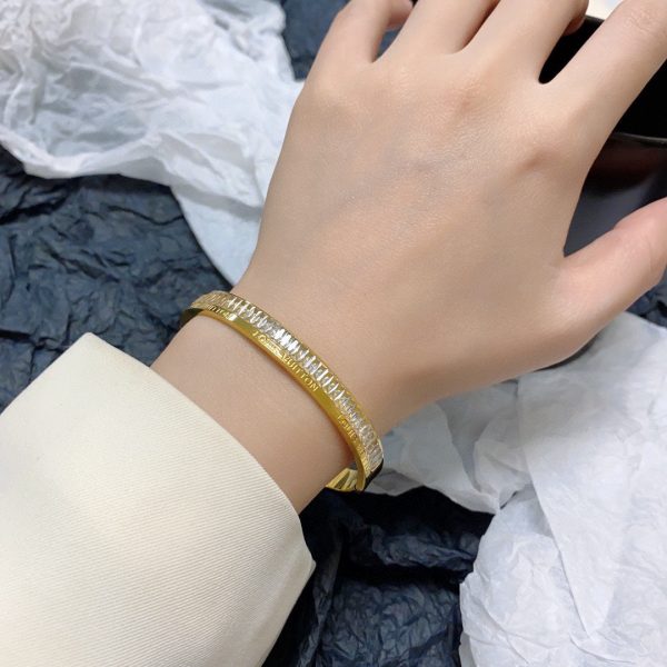18K Louis Crystals Bracelet - 图片 2
