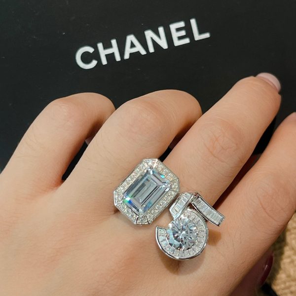 18K CC No.5 Diamonds Ring - 图片 2