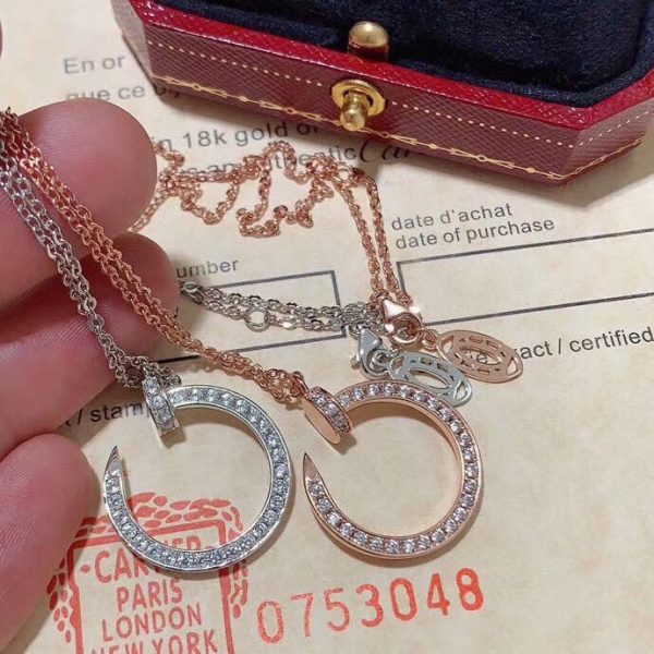 18K Juste Un Clou Diamonds Necklace - 图片 6