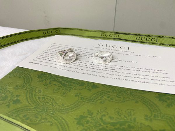 Double G Interlocking G Wide Ring - Image 3