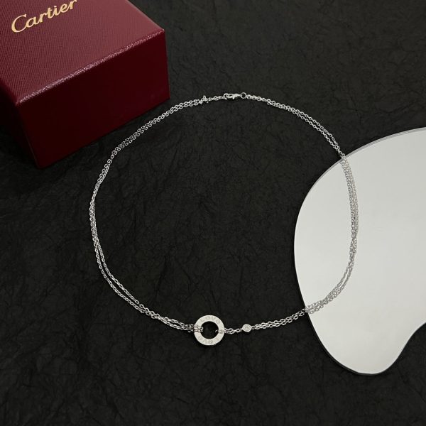 18K Love 2 Diamond Necklace - 图片 2