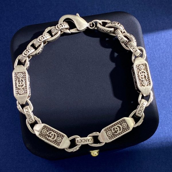 18K Double G Chain Bracelet - 图片 2