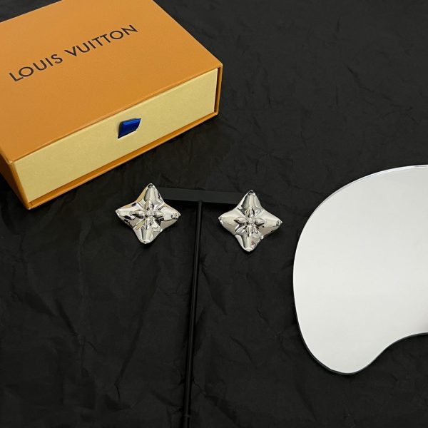 18K Louis Futura Earrings - 图片 6