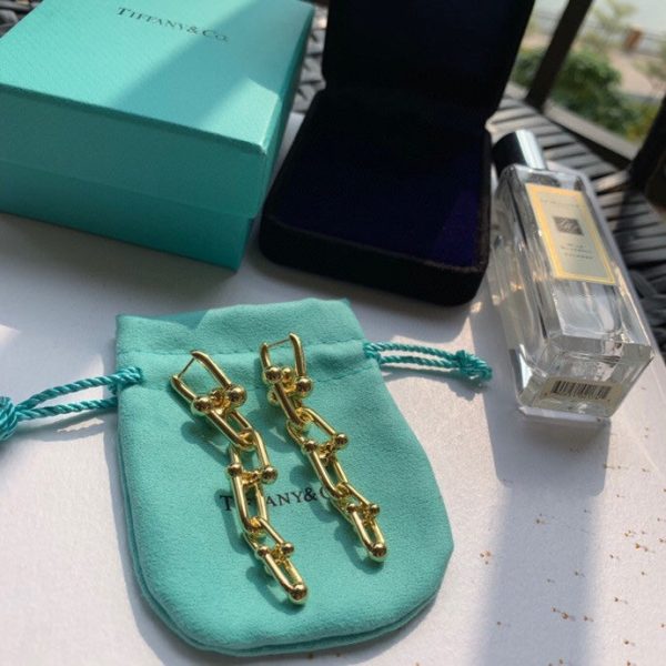 18K T HardWear Graduated Link Earrings - 图片 2