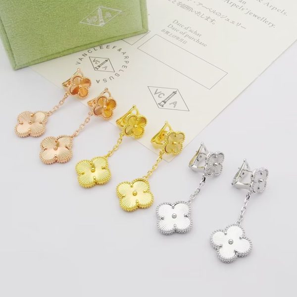18K Magic Alhambra Earclips Earrings - 图片 5