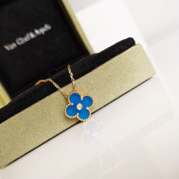 18K Vintage Alhambra Agent Clover Necklace - 图片 4
