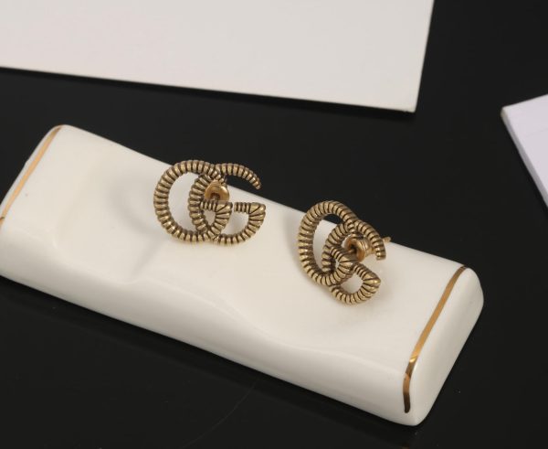 18K Double G Earrings - 图片 7