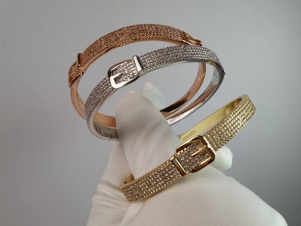 18K Kelly Diamond Vintage H Bracelet - 图片 5