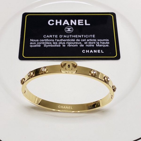 18K CC Vintage Diamond Bracelet - 图片 5