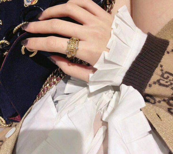 18K CD Vintage Ring - 图片 4