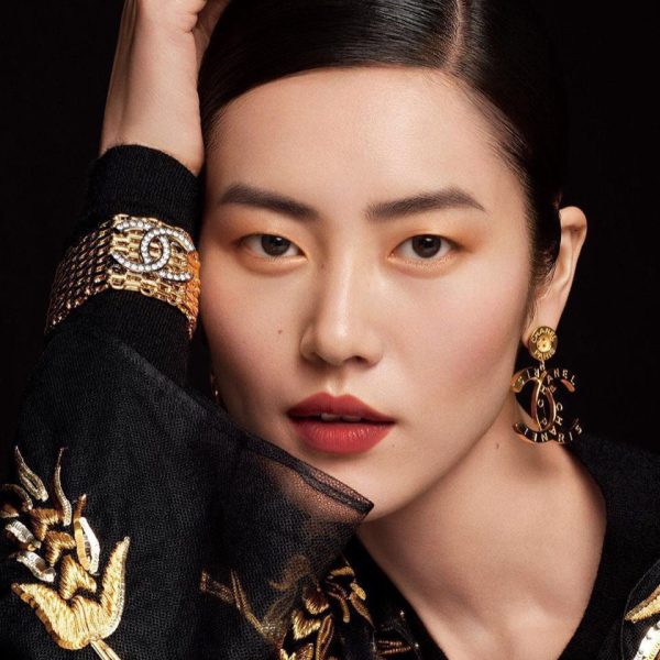 18K CC Drop Pendant Earrings - 图片 4