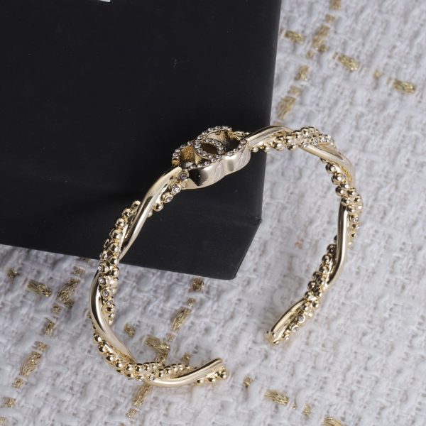 18K CC Diamond Chain Bracelet - Image 2