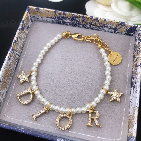 18K CD Pearl Bracelet - 图片 2