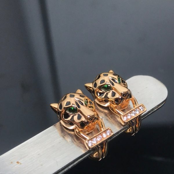 18K Panthère De Earrings - 图片 4