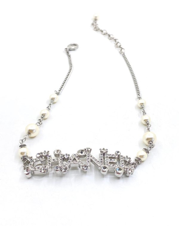 18K CC Crystals Necklace - Image 2