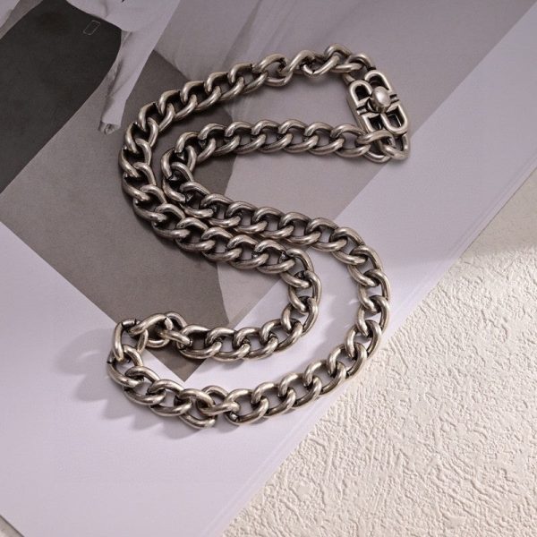 18K BB Monaco Chain Necklace - 图片 3