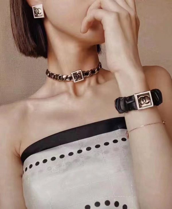 18K CC Leather Necklace - 图片 3