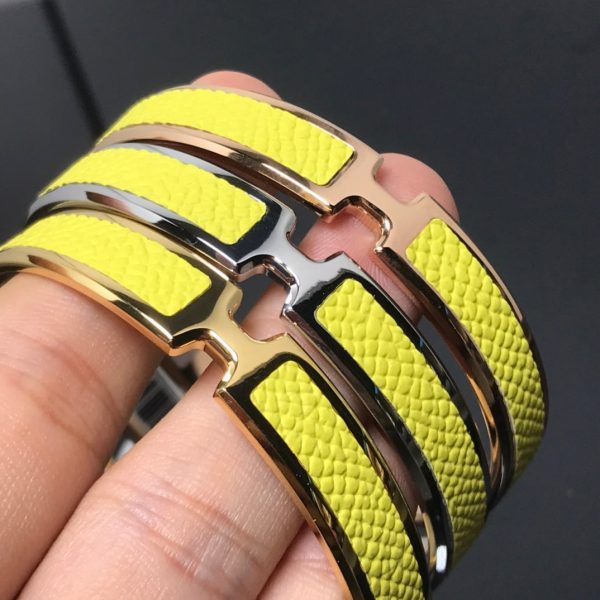 18K Olympe Yellow H Bracelet - 图片 3