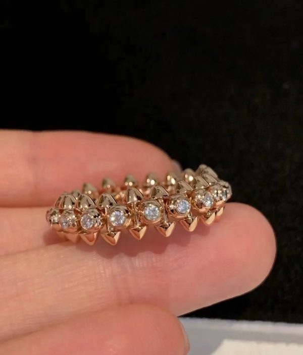18K Clash De Diamond Ring - 图片 2