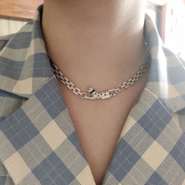 18K Panthère De Diamonds Chain Necklace - 图片 2