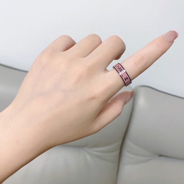 18K CC Coco Pink Ring - 图片 9