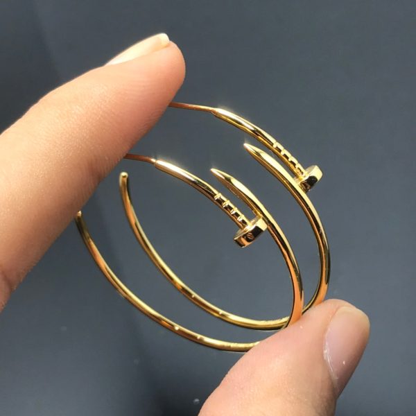 18K Juste Un Clou Large Earrings - 图片 3