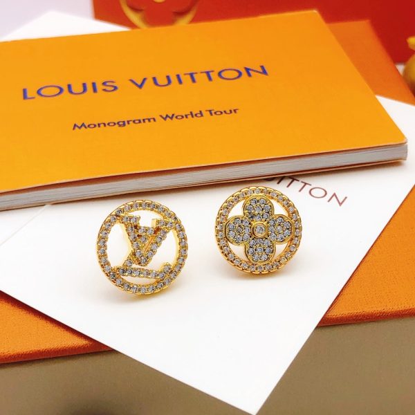 18K Louis Blossom Diamond Earrings - 图片 4