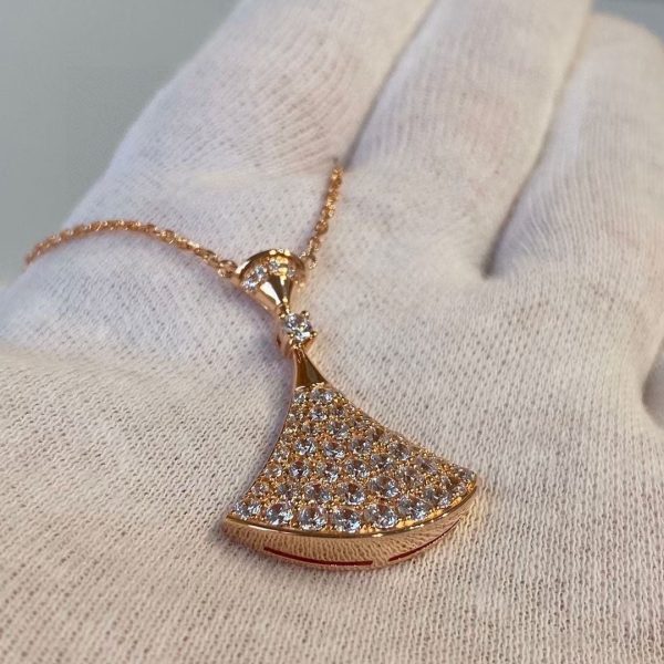 18K BV Divas' Dream Pavé Diamond Necklace - 图片 4