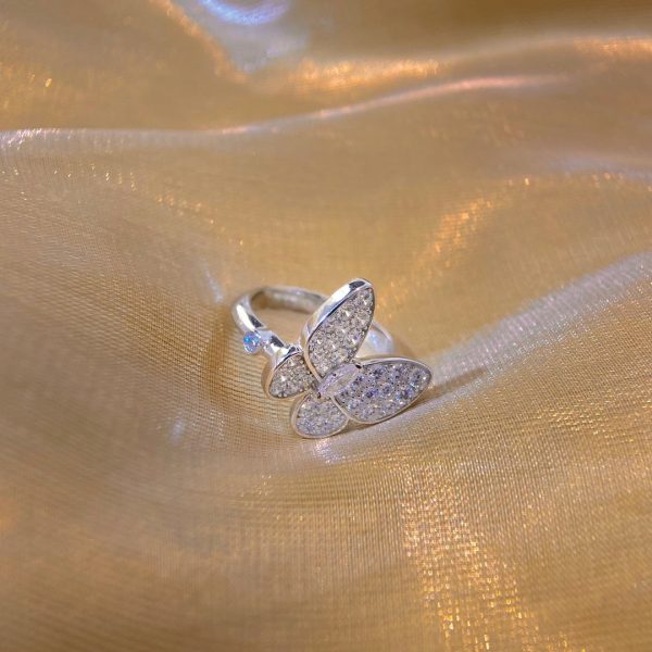 18K Two Butterfly Ring - 图片 7