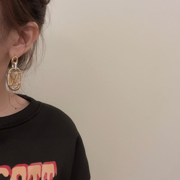 18K Louis My Everyday Chain Earrings - 图片 3