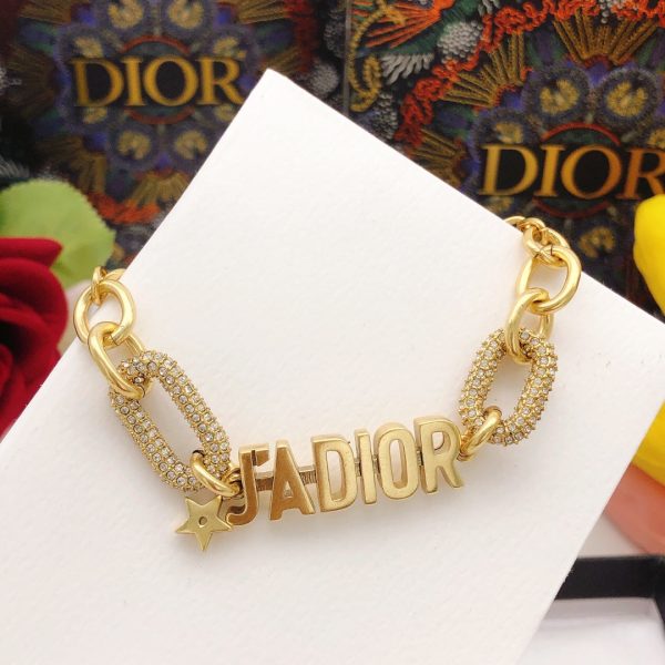 18K CD J'adior Chain Link Bracelet - 图片 4