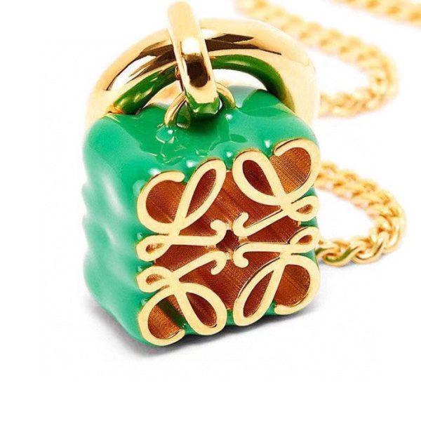 18K Anagram Pendant Necklace - Image 2