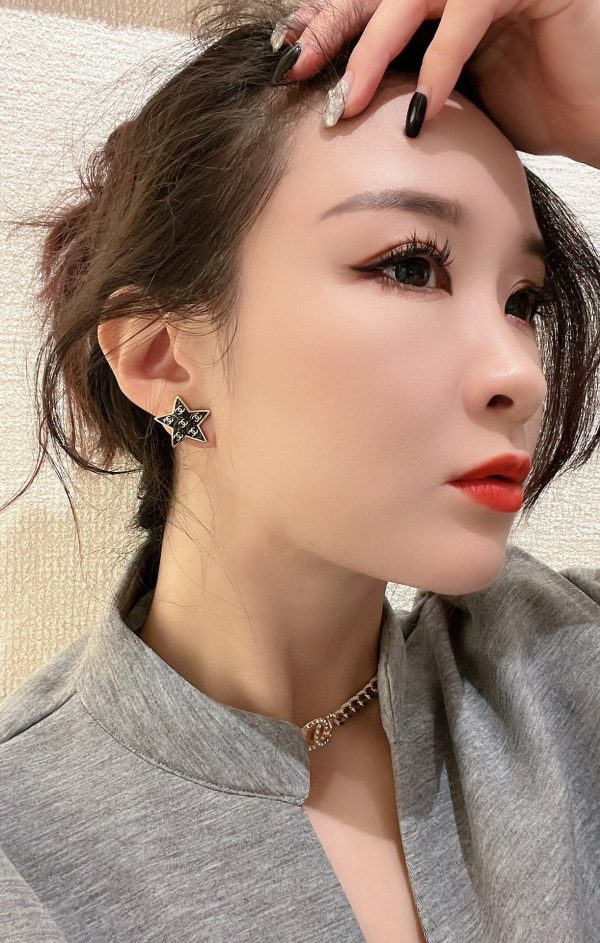 18K CC Star Earrings - 图片 3